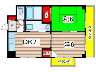 アンシャンテ川原の物件間取画像